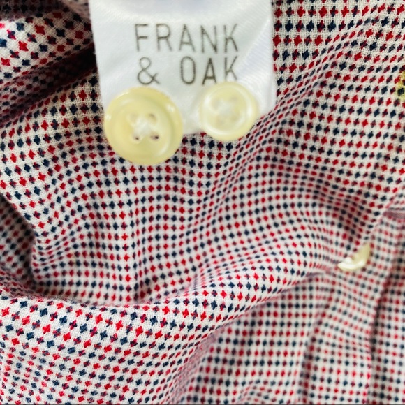 🍄 3/$30 Frank & Oak Patterned Button Down Shirt - Picture 9 of 11